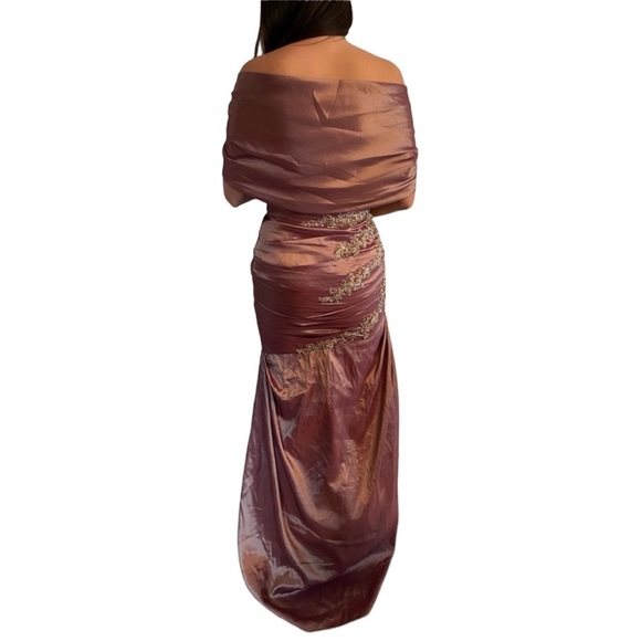 Jovani Evening Gown Bronze - Picture 4 of 4
